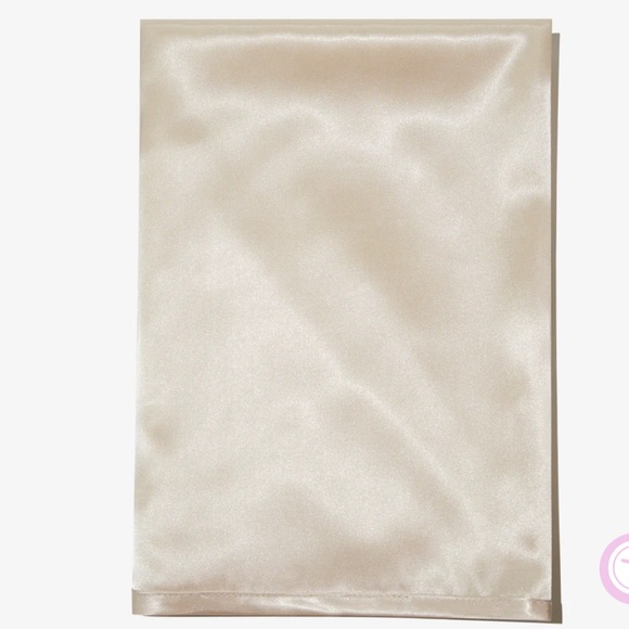 Silked Golden Tan Satin Pillow Sleeve - Picture 3 of 5